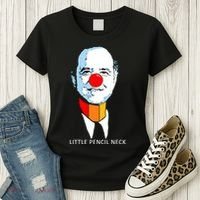 Little Pencil Neck Clown Pro Donald Trump Women's T-Shirt thumb 3