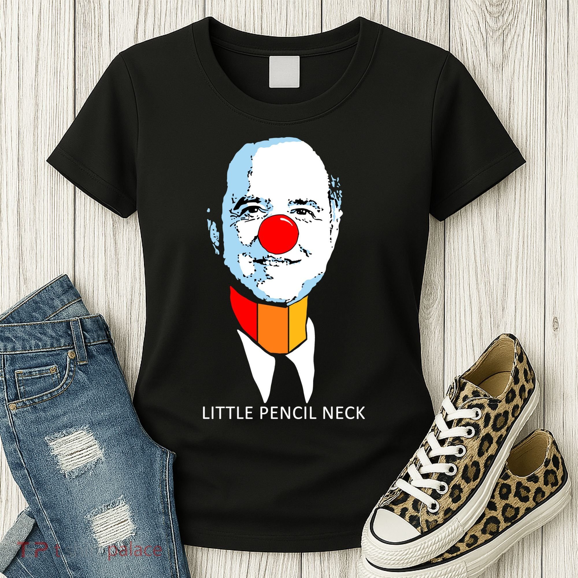 Little Pencil Neck Clown Pro Donald Trump Women's T-Shirt