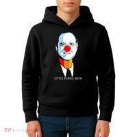 Little Pencil Neck Clown Pro Donald Trump Kids Hoodie thumb 4