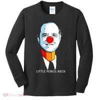 Little Pencil Neck Clown Pro Donald Trump Kids Long Sleeve Shirt thumb 0