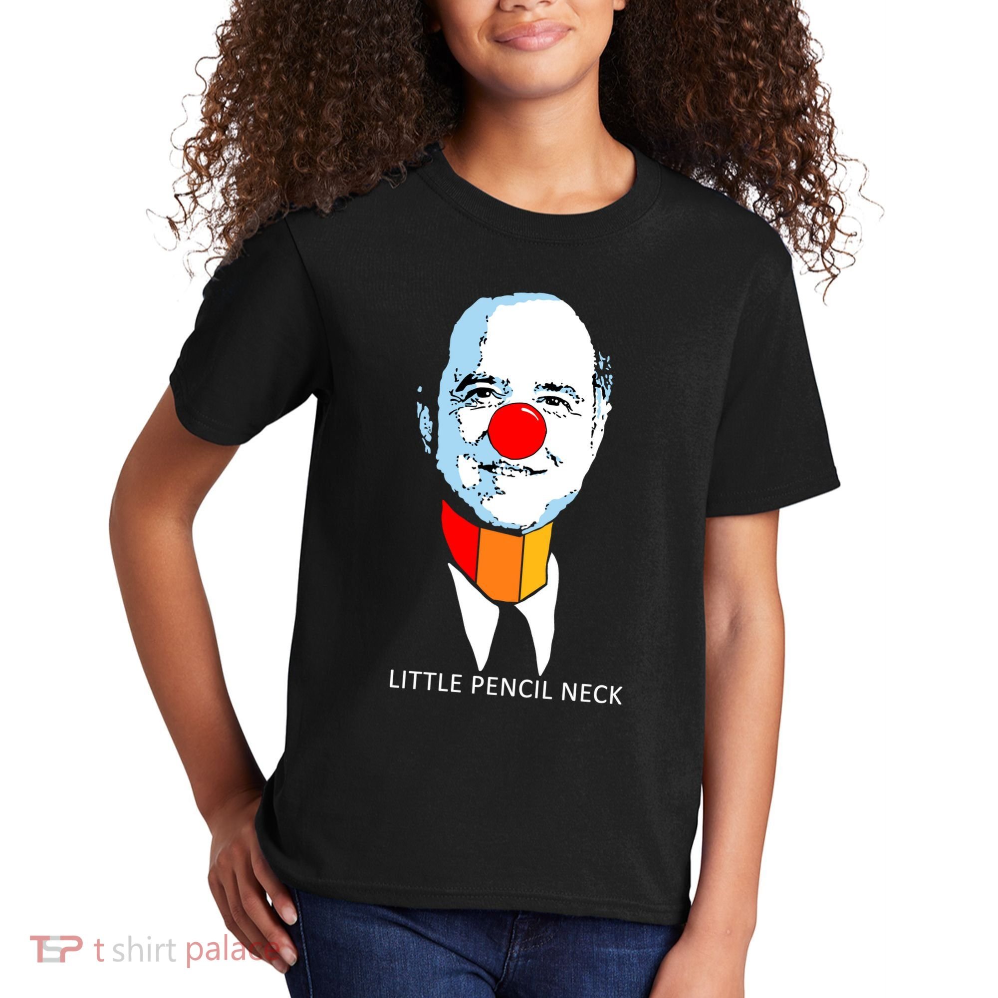 Little Pencil Neck Clown Pro Donald Trump Kids T-Shirt