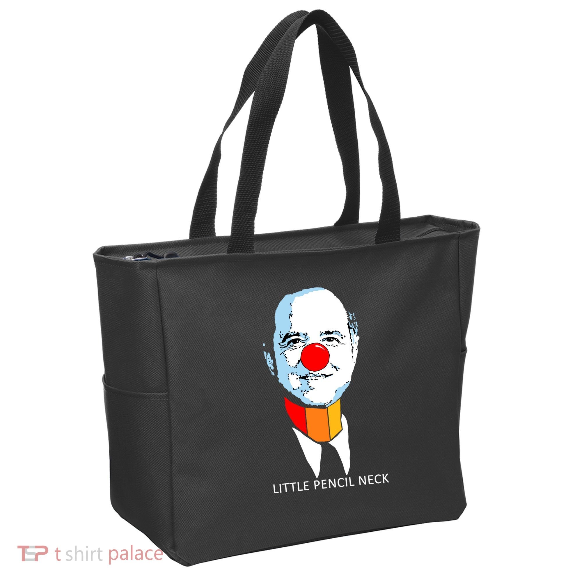 Little Pencil Neck Clown Pro Donald Trump Tote Bag