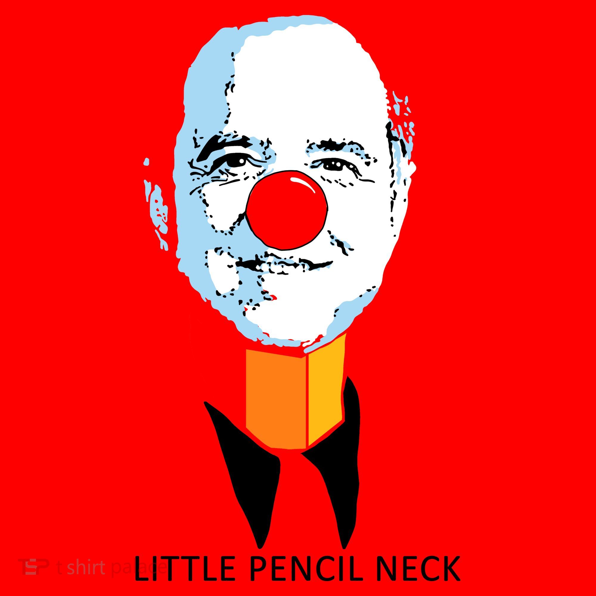 Little Pencil Neck Clown Pro Donald Trump Santa Hat