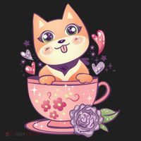 Little Teacup Dog Anime Women's Sweatshirt thumb 2