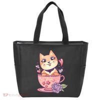 Little Teacup Dog Anime Tote Bag thumb 0