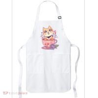 Little Teacup Dog Anime Apron thumb 0