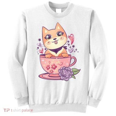Little Teacup Dog Anime Sweatshirt