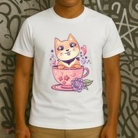 Little Teacup Dog Anime T-Shirt thumb 3