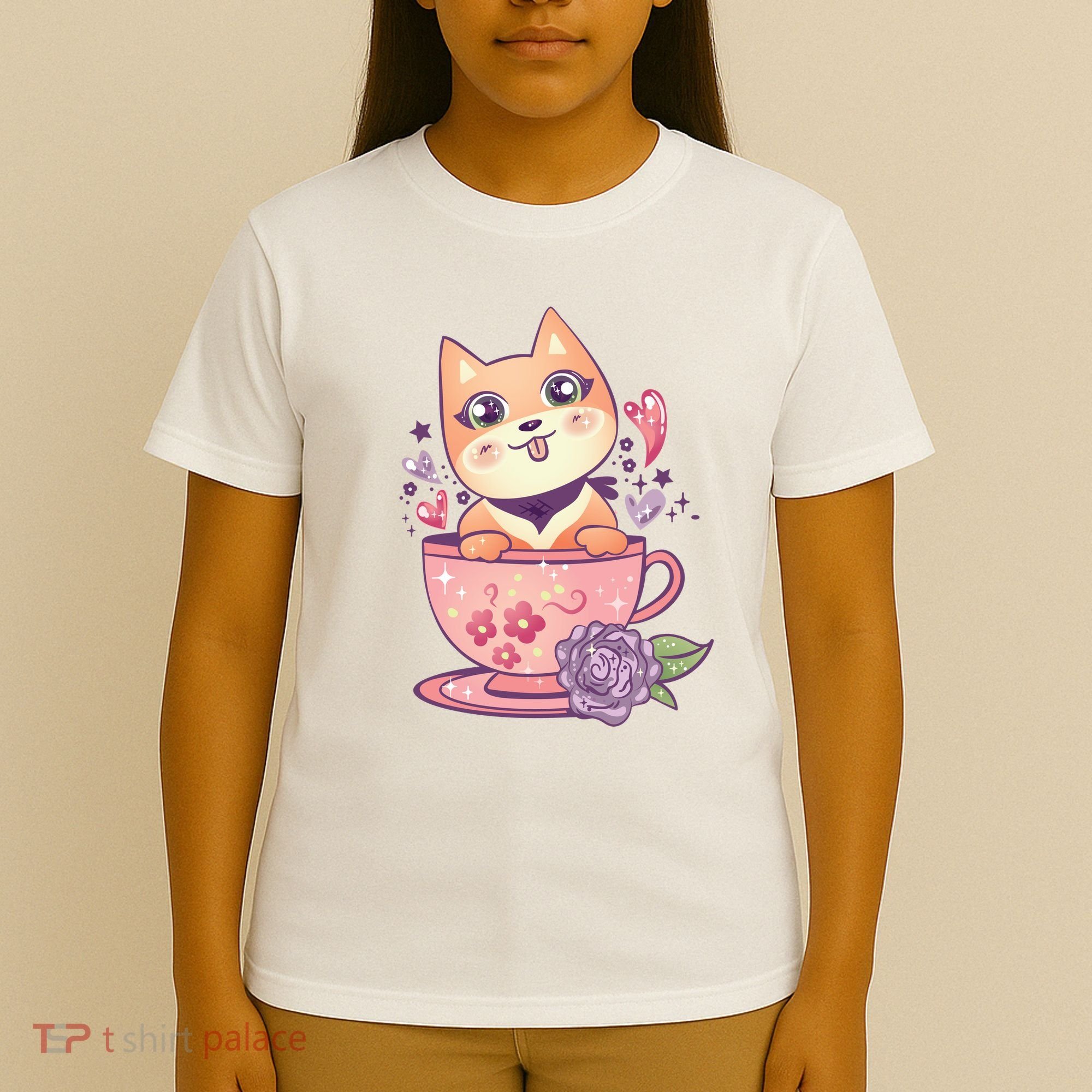 Little Teacup Dog Anime T-Shirt