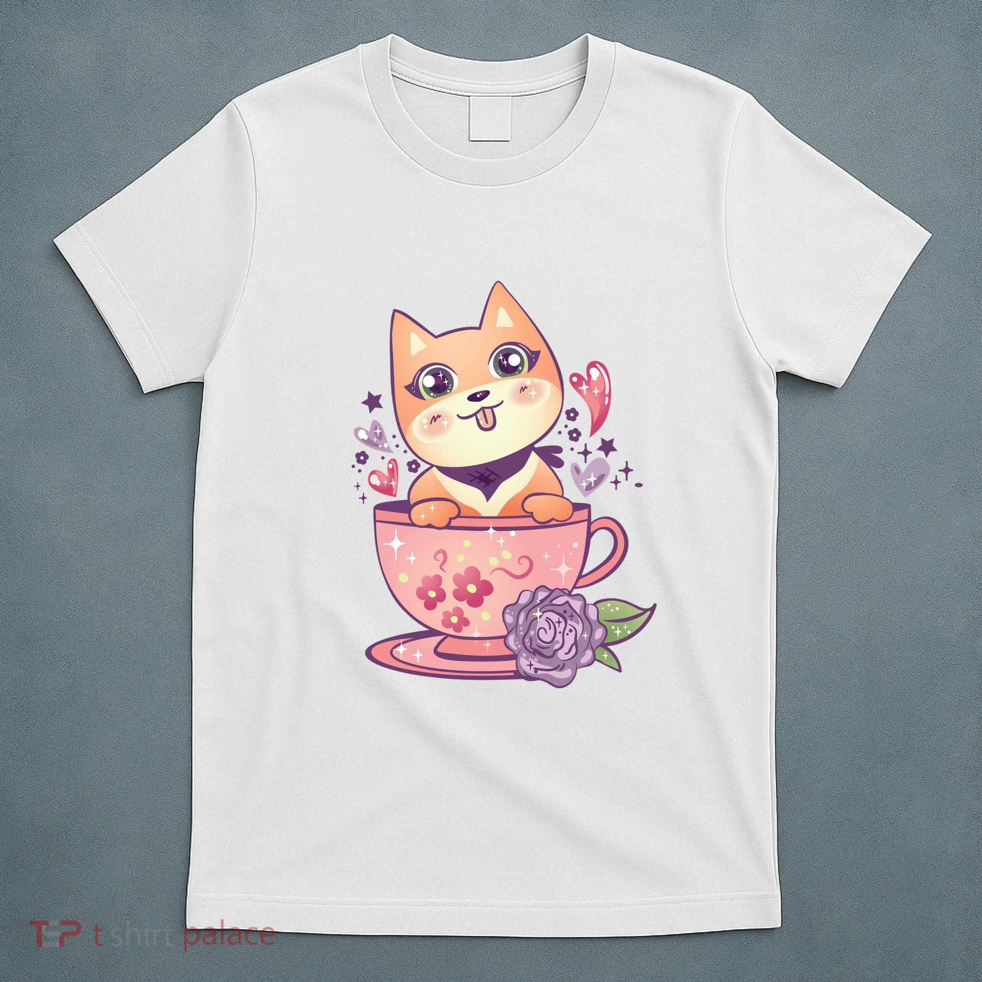 Little Teacup Dog Anime T-Shirt