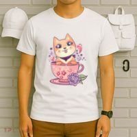 Little Teacup Dog Anime T-Shirt thumb 6