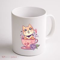 Little Teacup Dog Anime Coffee Mug thumb 1