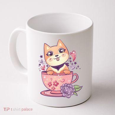 Little Teacup Dog Anime Coffee Mug