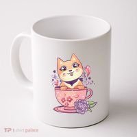 Little Teacup Dog Anime Coffee Mug thumb 0