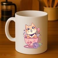 Little Teacup Dog Anime Coffee Mug thumb 4