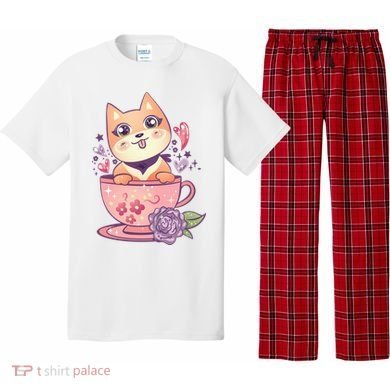 Little Teacup Dog Anime Pajama Set