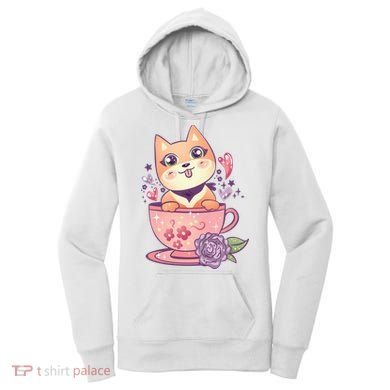 Little Teacup Dog Anime Women's Hoodie