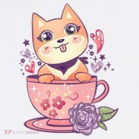 Little Teacup Dog Anime Women's Hoodie thumb 2