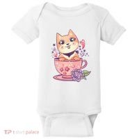 Little Teacup Dog Anime Baby Bodysuit thumb 0