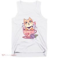 Little Teacup Dog Anime Tank Top thumb 0