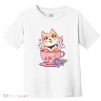 Little Teacup Dog Anime Toddler T-Shirt thumb 0
