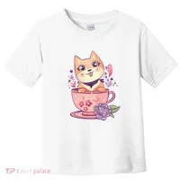Little Teacup Dog Anime Toddler T-Shirt thumb 0