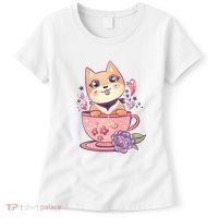 Little Teacup Dog Anime Women's T-Shirt thumb 0