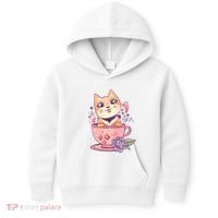 Little Teacup Dog Anime Kids Hoodie thumb 0