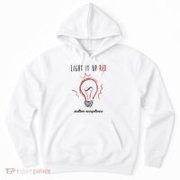 Light It Up Red Autism Acceptance Awareness Hoodie thumb 0