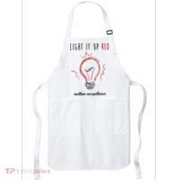 Light It Up Red Autism Acceptance Awareness Apron thumb 0