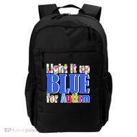 Light It Up Blue For Autism Awareness Month Backpack thumb 0