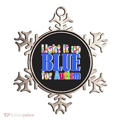Light It Up Blue For Autism Awareness Month Ornament
