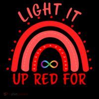 Light It Up Red For Autism Acceptance Red Rainbow Coffee Mug thumb 5