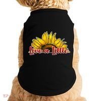 Live A Little Sunflower Doggie Tank thumb 0