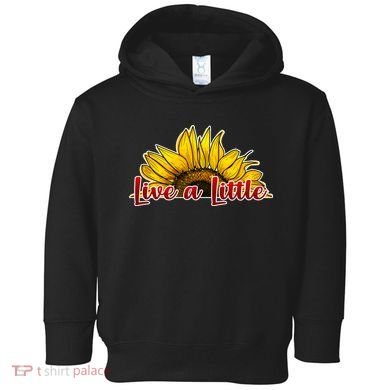 Live A Little Sunflower Toddler Hoodie