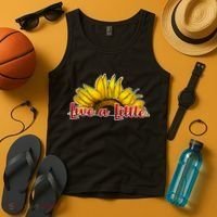 Live A Little Sunflower Tank Top thumb 4