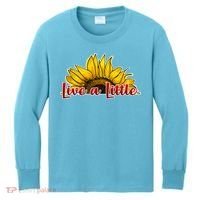 Live A Little Sunflower Kids Long Sleeve Shirt thumb 0