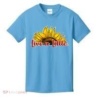 Live A Little Sunflower Kids T-Shirt thumb 0