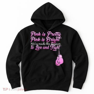 Live And Fight Pink Breast Cancer Hoodie
