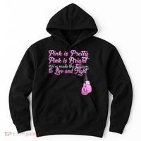 Live And Fight Pink Breast Cancer Hoodie thumb 0