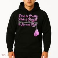 Live And Fight Pink Breast Cancer Hoodie thumb 2
