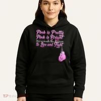 Live And Fight Pink Breast Cancer Hoodie thumb 5