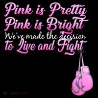 Live And Fight Pink Breast Cancer Sweatshirt thumb 3