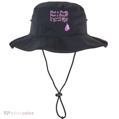 Live And Fight Pink Breast Cancer Bucket Hat