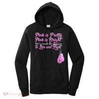 Live And Fight Pink Breast Cancer Women's Hoodie thumb 0