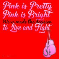 Live And Fight Pink Breast Cancer Santa Hat thumb 1