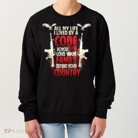 Live By A Code Women's Sweatshirt thumb 0