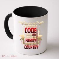 Live By A Code Coffee Mug thumb 0