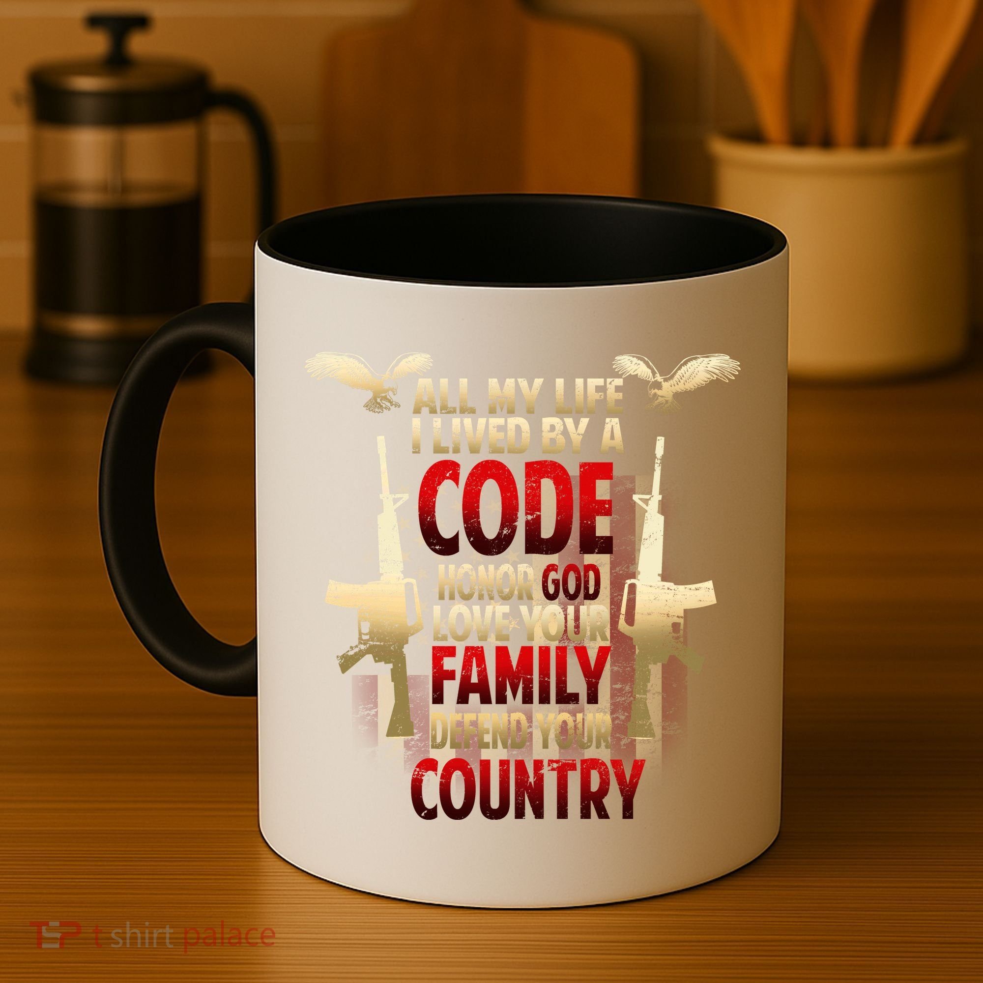 Live By A Code Coffee Mug