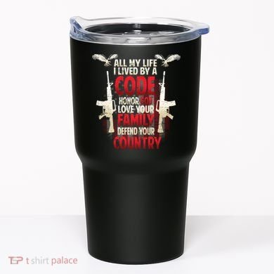 Live By A Code Tumbler